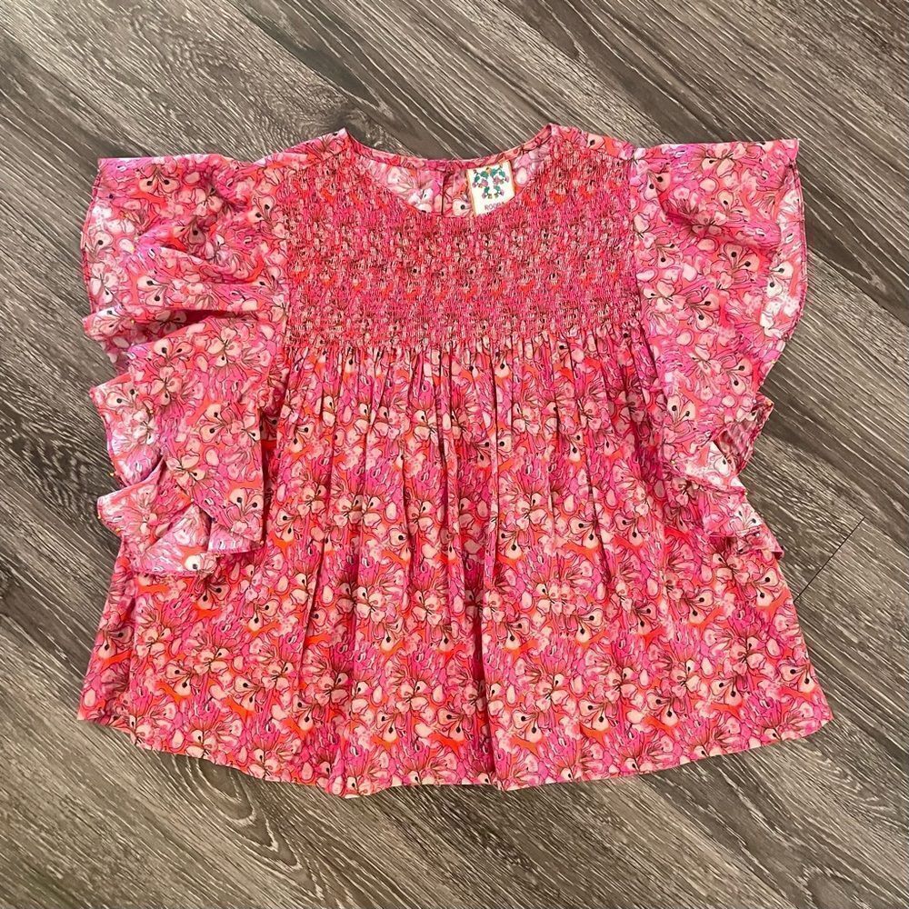 Roopa Pemmaraju madyson smocked blouse